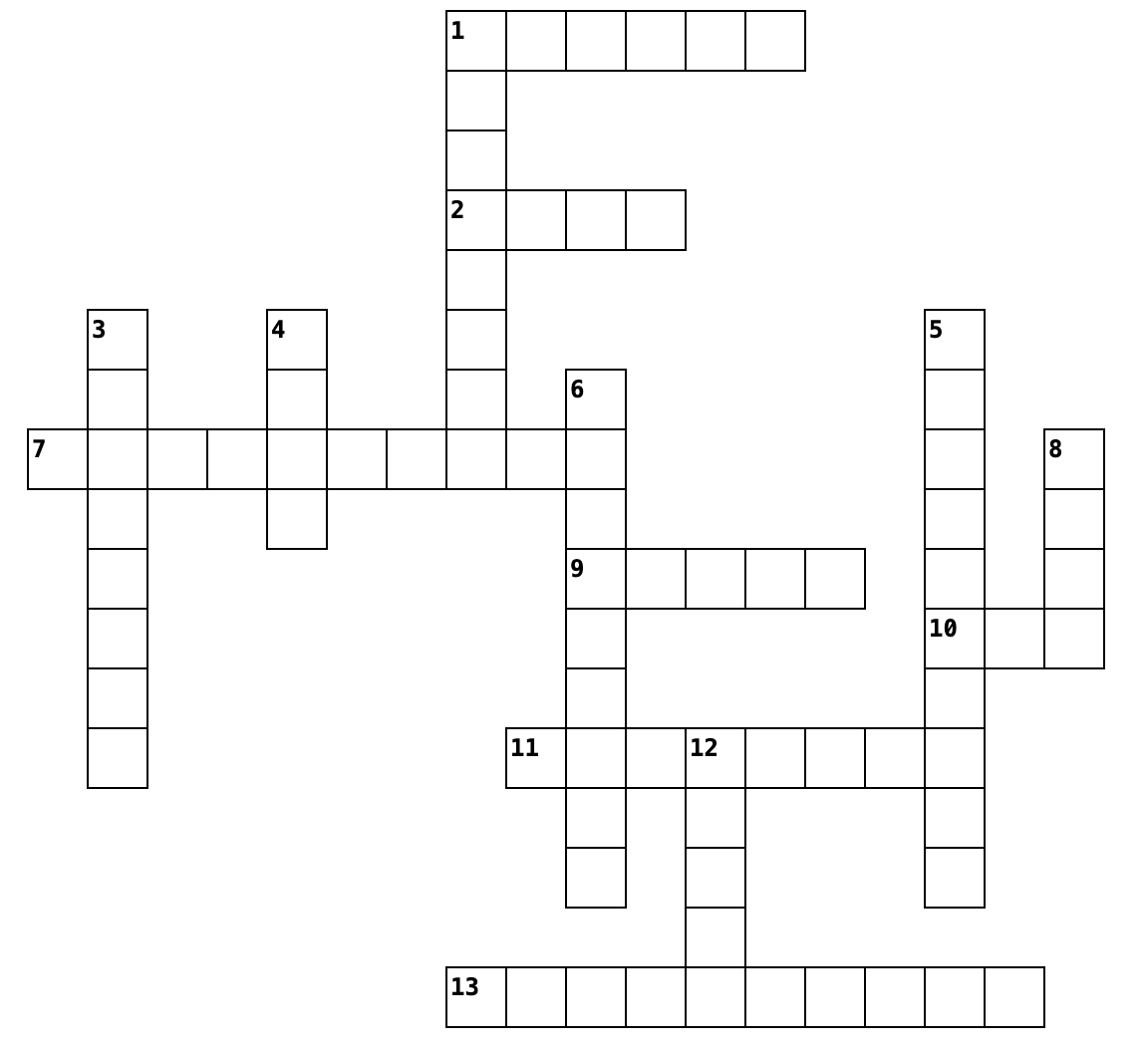 Crossword: Valentine's Day